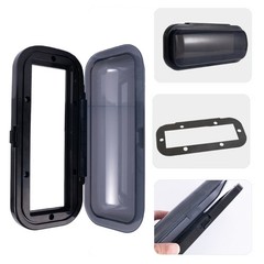 Reinforced ABS Marine Stereo Housing Waterproof Construction Spring Assisted Lid