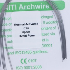 10 Bags Dental Thermal Activated Niti Orthodontic Arch wires Round 014 Upper