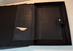 Shinola leather Journal Cover black notebook snap made in USA new w gift box