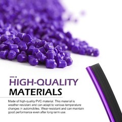 33ft Self-Adhesive Automotive Interior Trim Strips for Door Dash Color: Purple