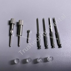 Dental Stainless Steel Screw Post Root Canal Pin Conical Core Crown SS 120/Box
