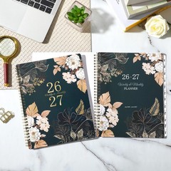 2026-2027 Planner – 9″ x 11″, Weekly & Monthly x black