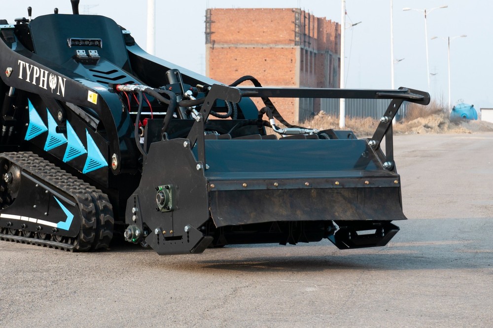 New TYPHON STOMP X1300 & STOMP 509 Mini Skid Steer Forestry Mulcher Attachment