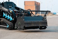 New TYPHON STOMP X1300 & STOMP 509 Mini Skid Steer Forestry Mulcher Attachment