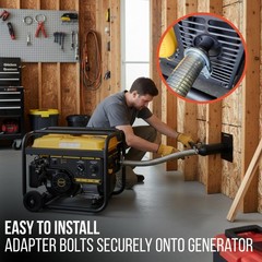Zombiebox ZPW14 Generator Exhaust Extension Silence Circuit with Insulated Wall