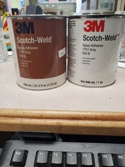 3M Scotch-Weld Epoxy Adhesive 1751, Parts A & B Kit, Grey,