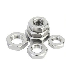 M2M3M4M5M6M8M10M12M14M16M18M20M22M30 HEXAGON THIN HALF LOCK NUTS STAINLESS STEEL
