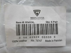 Ironcat 6141/XL Premium Top Grain Kidskin TIG Welding Gloves (6 Pairs)