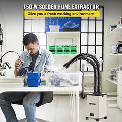 VEVOR 150W Pure Air Fume Extractor 3 Filter Smoke Purifier for Laser Engraver