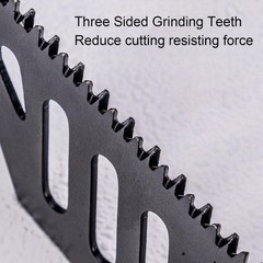 5x Flush Cutting Jigsaw Blade Irregular Curve Saw Blade with Handle for Wood US#