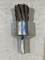 WEILER 90192 Crs Knot Wire End Brush,Steel,3/4 In. 4F709 1/4″ Shank FREE SHIP!