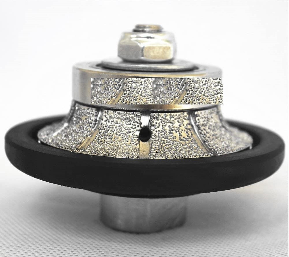 1 Inch (25mm) Roundover-Bullnose Diamond Router Bit Granite Marble Ceramic Stone