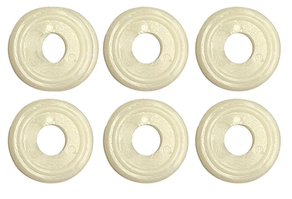 6 Pack of Nylon Washers for CO2 Regulators – Draft Beer Dispensing Kegging