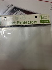 Sheet Protectors 100ct Standard Weight 2.4mil Clear 8.5″x11 & 3 Ring Off.Dep. 🎁