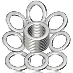 24PCS Oil Drain Plug Gasket Washer Aluminum M14 Crush Washer Oil Drain Plug P…