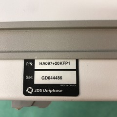 JDS UNIPHASE FITEL HA9 OPTICAL ATTENUATOR HA097+20KFP1