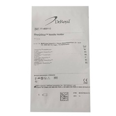 *1-Pack* DeRoyal SharpStop 10 Count Needle Holder Sterile 77-400113