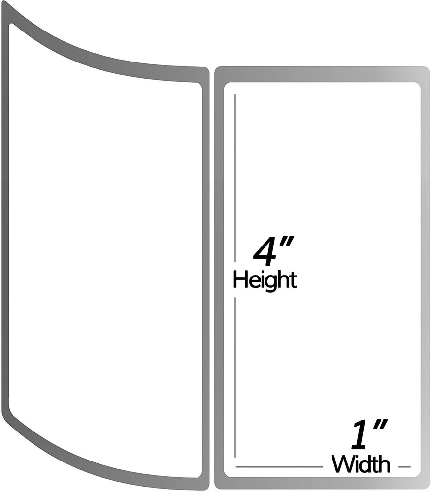 Zebra Compatible 4″ x 1″ Direct Thermal Address Postage Barcode Label,1375 Label