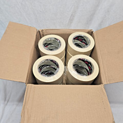 24 Pack 3M General Use 201+ Masking Tape Tan 1.89″ x 60 Yards Per Roll
