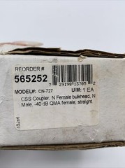 Lot Of 2 CN-727 Coupler 698-2700MHz N Male N Female QMA port See Pics