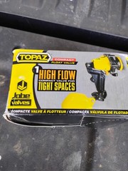 Jobe Valves 1 inch -TPVC0100DLT Topaz Trough Valve