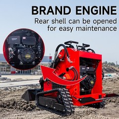 FREE SHIPPING 2025 Mini Skid Steer Loader 13.5HP EPA B&S Petrol Engine USA STOCK