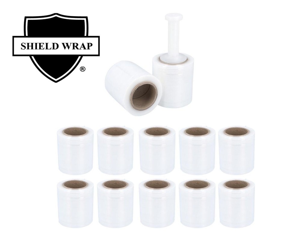 Narrow Bundling Pallet Wrap Stretch Film, Shrink Hand Wrap 5″ x 1000′ 12 Rolls