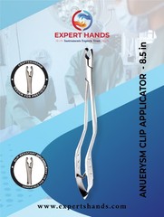 Aneurysm Clip Applicator Yasirgil Bayonet Style 8.5 Size For Neuro Surgery
