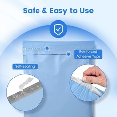 Tear Resistant 10×13 Poly Mailers – Self-Seal, 50 Pack for Reliable Shipping