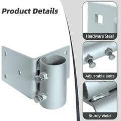 Stationary Dock Heavy Duty Floating Dock Brackets Side Leg Pipe Holder Rail