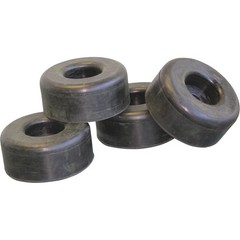 NorthStar Pressure Washer Replacement Rubber Feet, 4-Pk., 1.25in. Dia. x .75in.