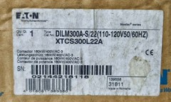 NEW🆕EATON DILM300A-S/22 CONTACTOR 160KW 400V AC-3 110-120V 50/60HZ XTCS300L22A