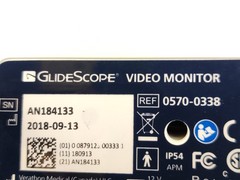 Verathon Glidescope Video Monitor 0570-0338 w Battery, Power Supply Tested