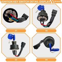 87304791 Ignition Switch for Ford New Holland Workmaster 45 50 55 60 65 70 75