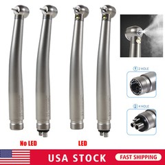 Askeadnt Dental High Speed (LED E-generator) Handpiece 4/2-Hole Push Turbine