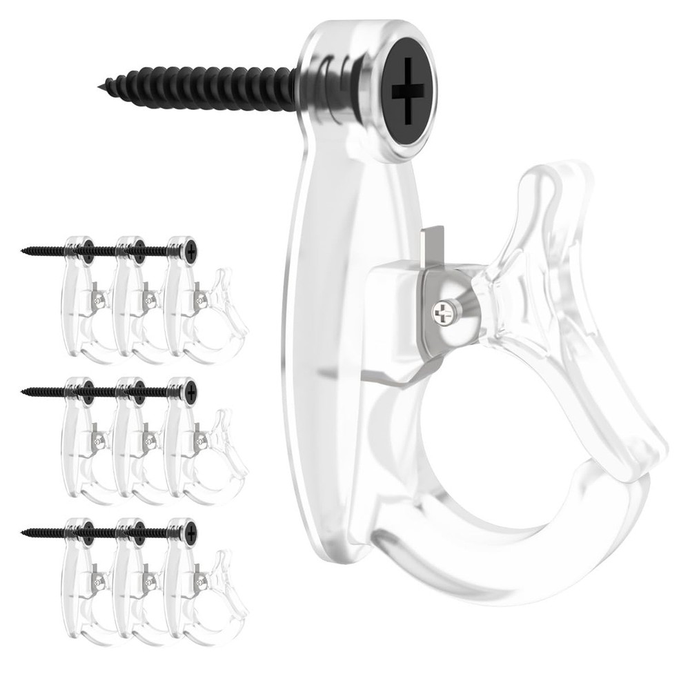 Light Hanger Hooks, Screw-in Hooks for Hanging String Lights, Wire, Plants, W…