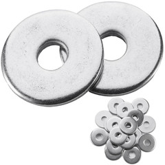 30 Pcs 1/4″ Fender Washers Stainless, 1/4″ ID X 0.97″ OD X 0.07″ Thick, Large Fe