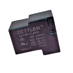 AMERICAN ZETTLER AZ2150-1C-24DE Relay 24VDC 40(NO)/30(NC)A SPDT 31.8×26.9×19.1mm