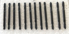 IRWIN 24PC #20 X 2″ USA DOUBLE END DRILL BITS 135 DEGEE S/P BLACK