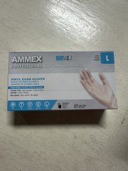 100 Gloves Large AMMEX Professional Vinyl Protective Health Safety Buy more save