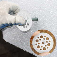 500 Pcs Plastic Washers, 45Mm Load Spreading Washers Insulation Supports for Fix