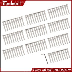 100 PCS Invisible Cable Railing Kit T316 Stainless Steel 1/8″ Invisible Receiver