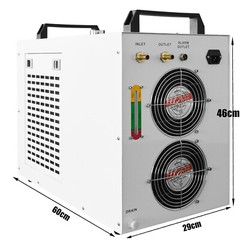 Autofocus 35×55 130W Co2 Laser Engraver Cutter+CW5200 Water Chiller+Rotary Axis