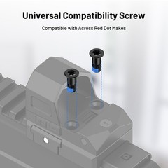 Red Dot Screw Kit Includes M4 and #632 Types with Torx T10 Head and Blue Thre…