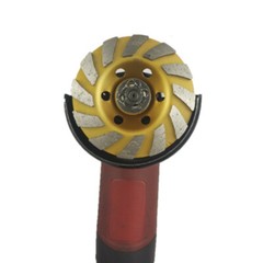 US 2-4 Pc 4″ inch Diamond Segment Grinding Wheel Disc Grinder Cup Concrete Cut