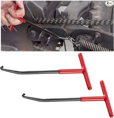 Exhaust Spring Hook, T Shaped Handle Exhaust Spring Hooks, Rubber C Size: 2PCS