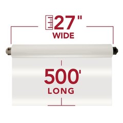 GBC Thermal Laminating Film, Rolls, Ultima 65 EZLoad, Nap I, 1.5 mil, 27″ x 500′