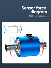 DAYSENSOR Rotary Torque Sensor,Non-Contact,100 Nm Static Torque Sensor,0.1% F.S