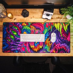 META PCS – Hyperbeast Extended Gaming Mousepad – 35.4″ x 15.7″, Full-color
