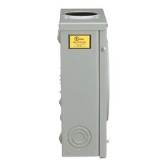 Schneider Square D UTRS101B 125A Ringless Overhead Meter Socket Box No Bypass